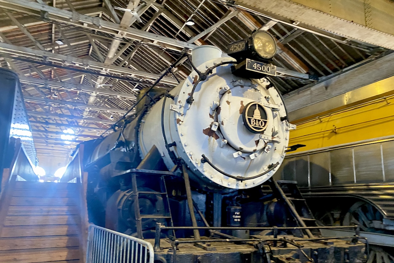 B&O#4500蒸汽机车头,1918年建于费城的鲍德温机车厂